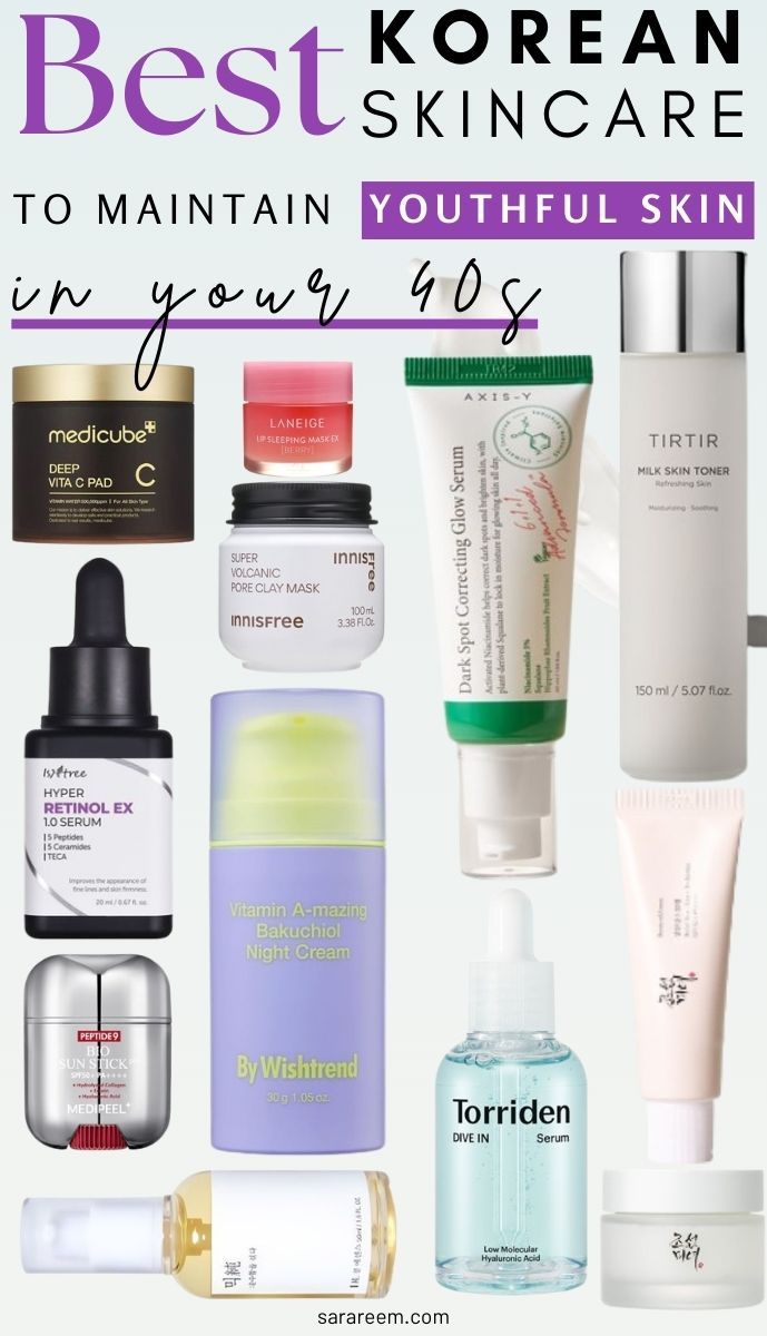 Best Korean skincare for 40s