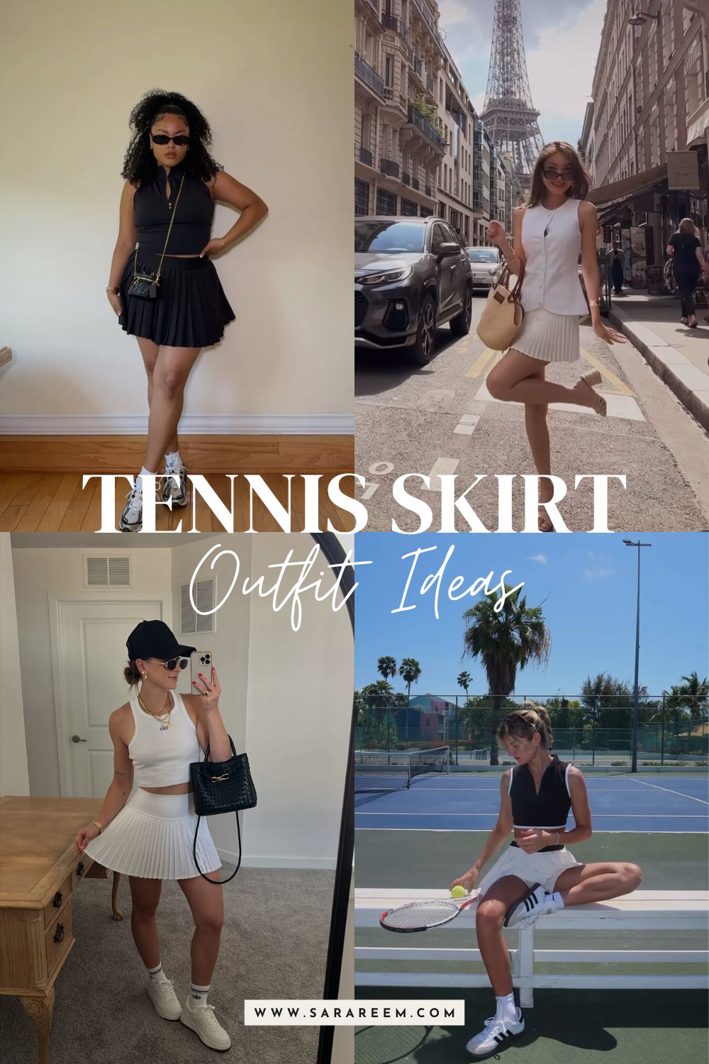 25+ Cute and Sporty Tennis Skirt Outfits for Summer 2024