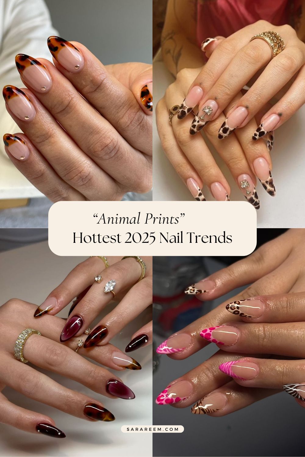 Animal Prints - 2025 nail trends and nail colors