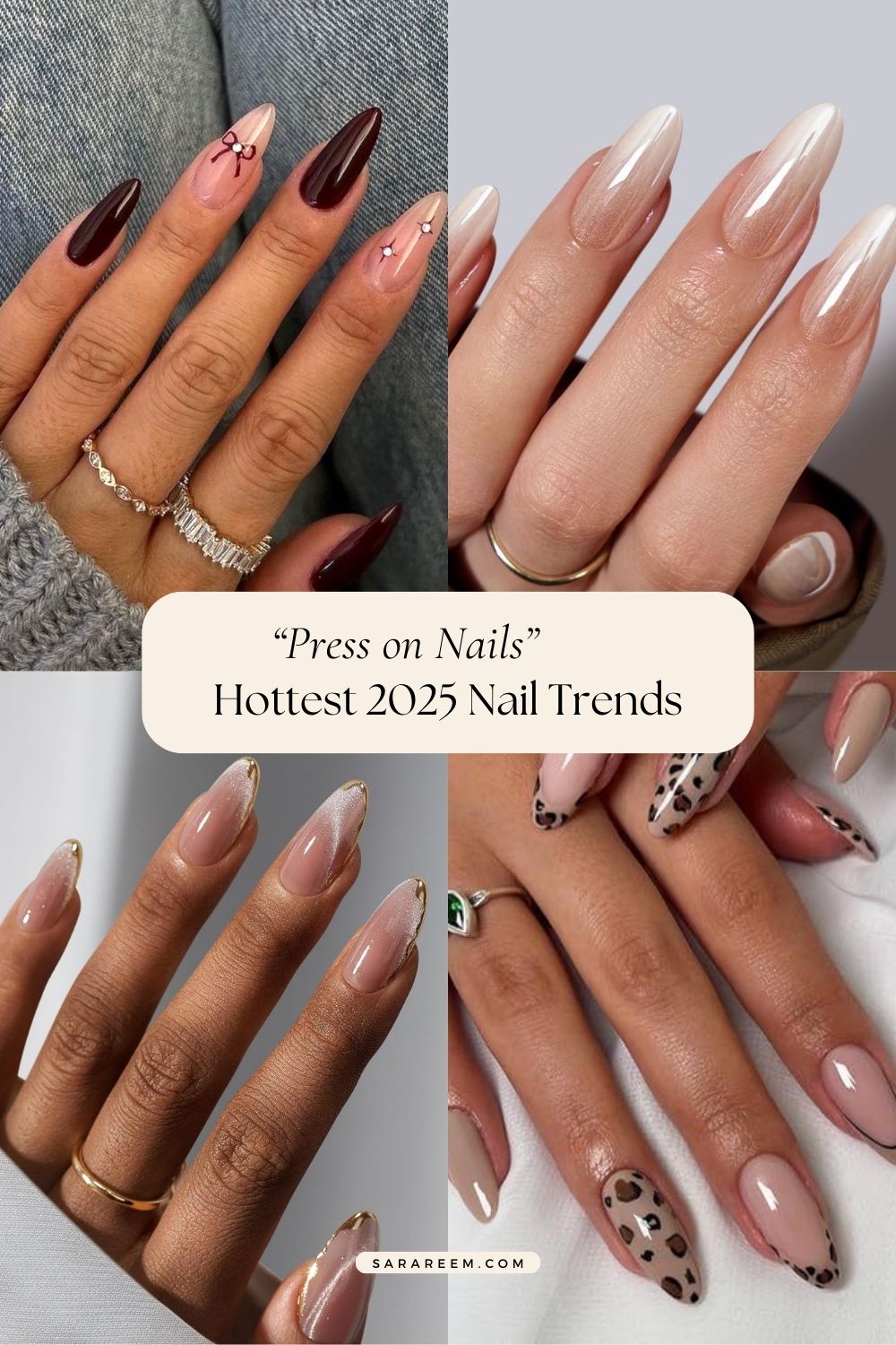 Press-On Nails - 2025 nail trends and nail colors