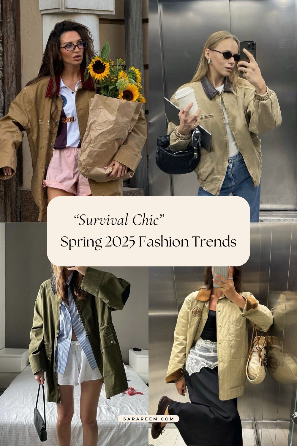 spring 2025 fashion trends - Survival Chic