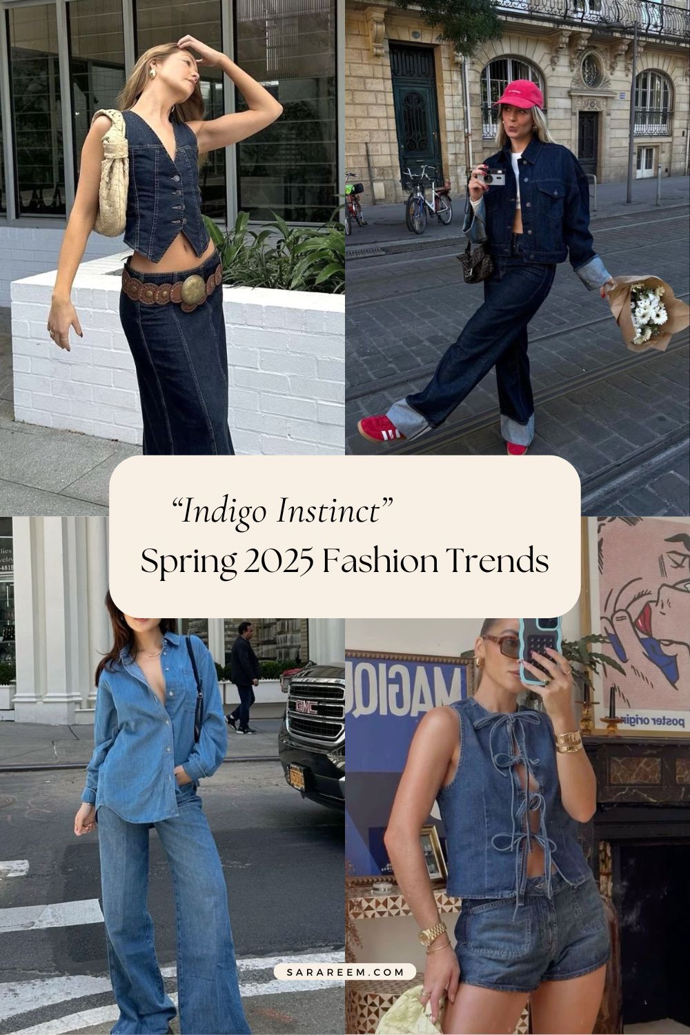 spring 2025 fashion trends - Indigo Instinct