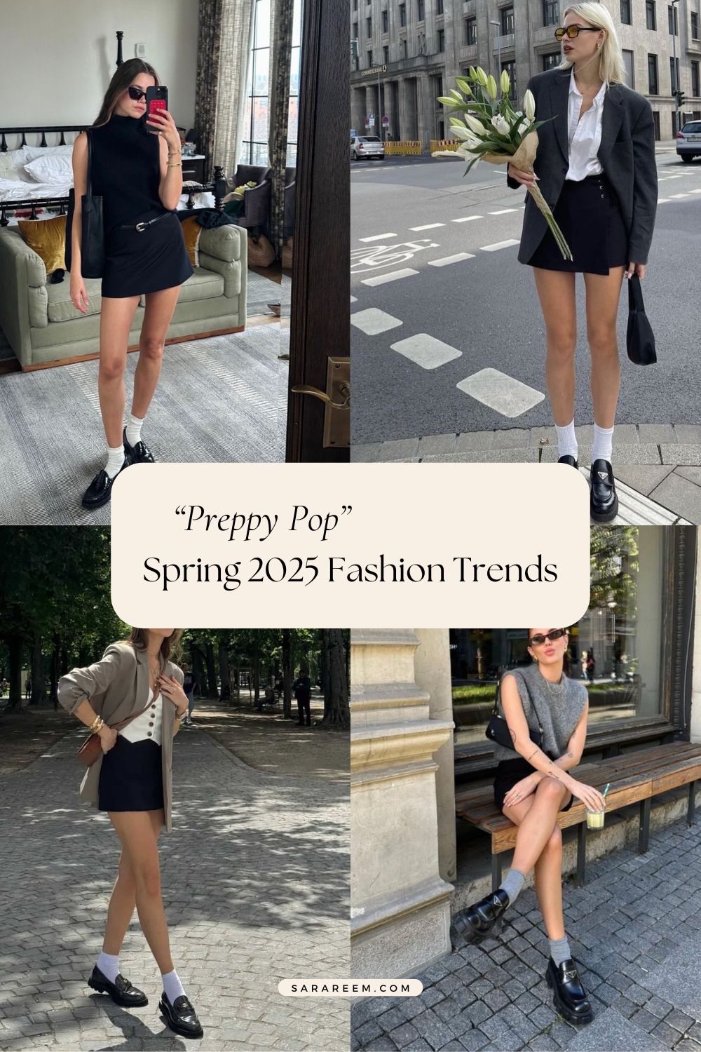 spring 2025 fashion trends - Preppy Pop