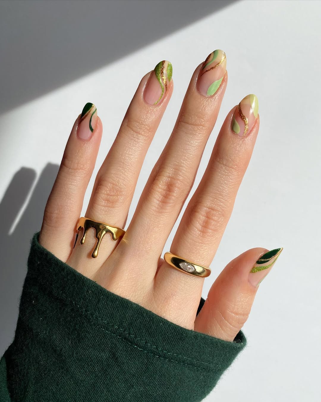 st. patrick's day nails 2025