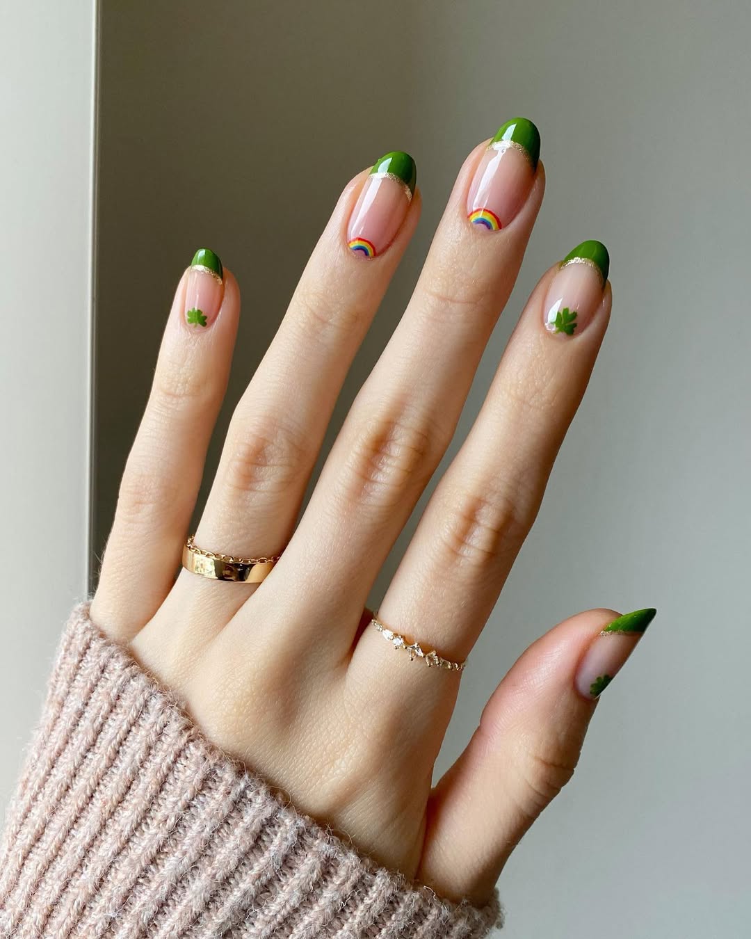 st. patrick's day nails 2025