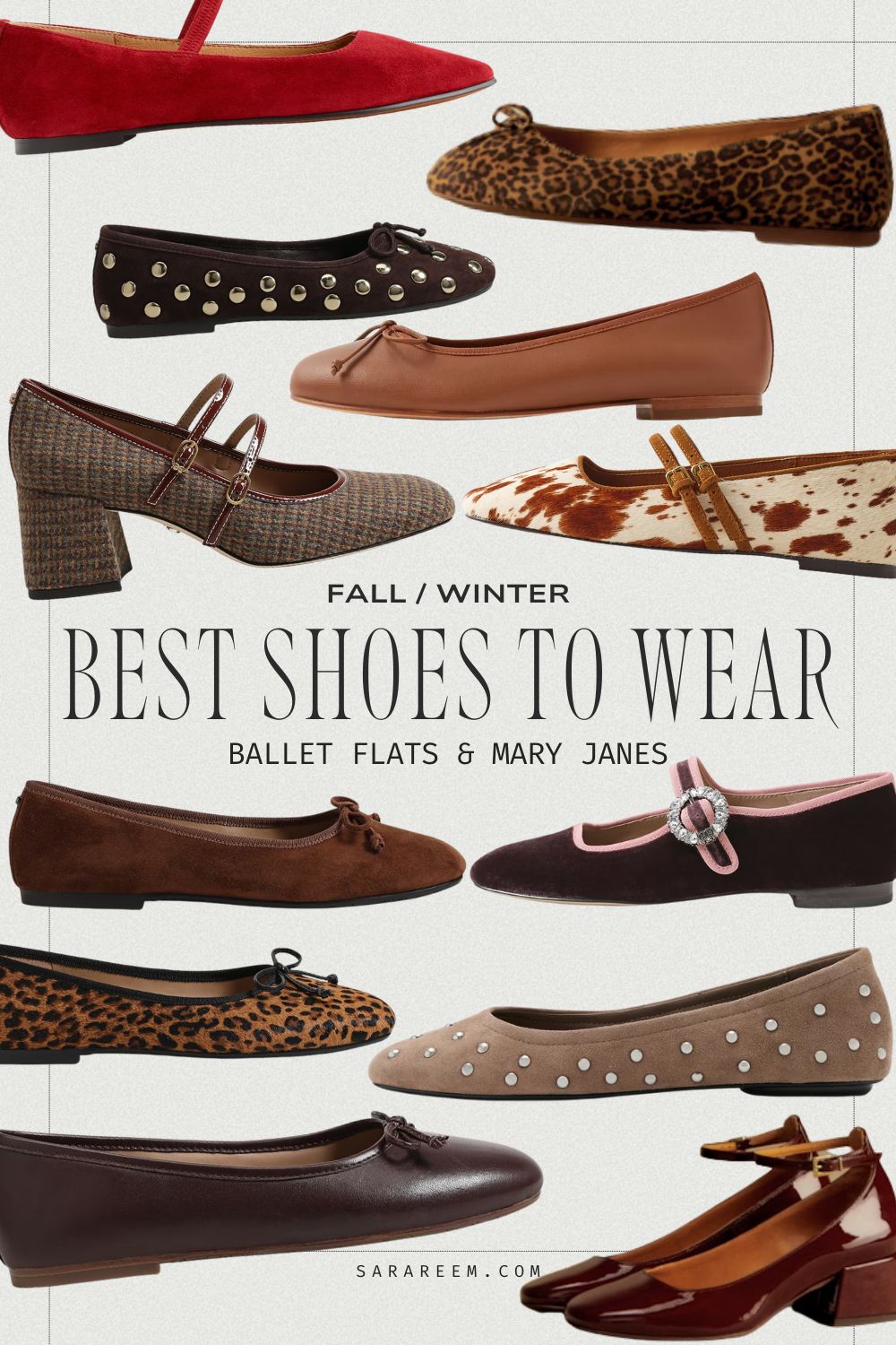 Best shoes fall winter to wear 2025 2026 - Ballet Flats & Mary Janes