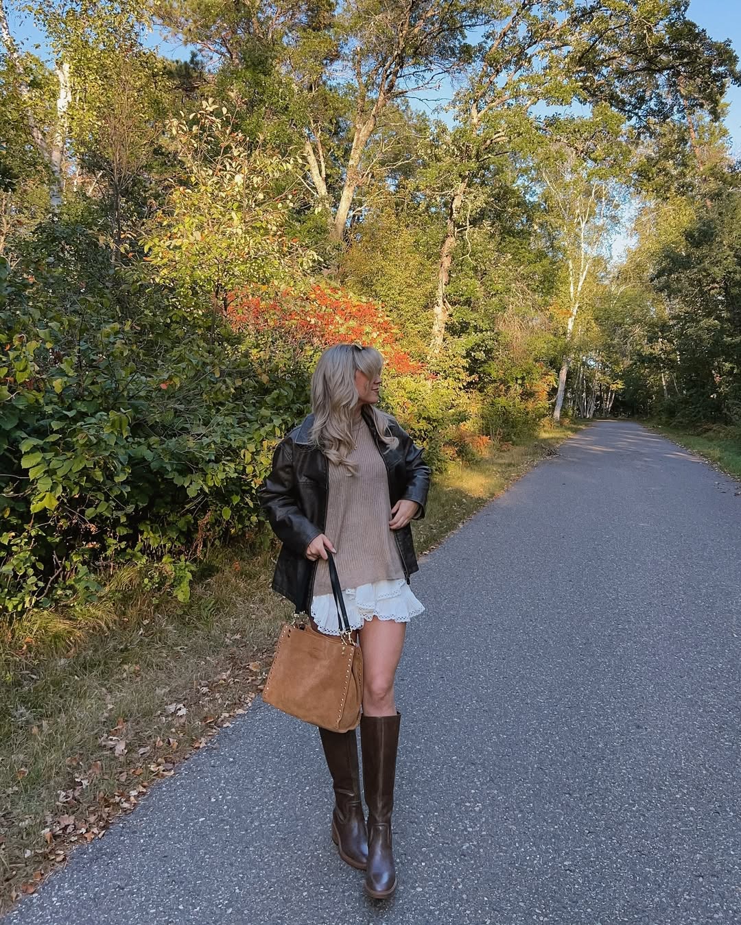 maddybajczyk - fall skirt outfits