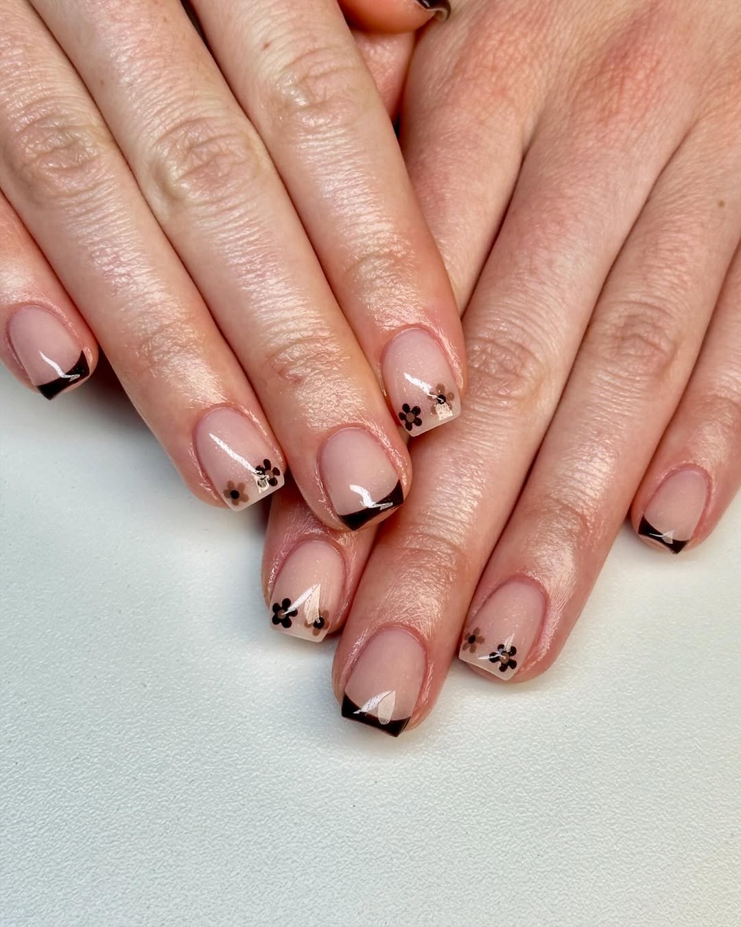 _nailsby  - Fall French tip nails