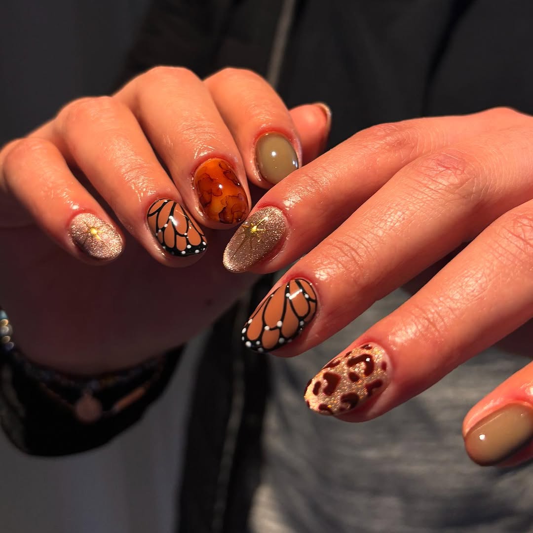 paintedbyamairani -short fall nail ideas-short fall nails