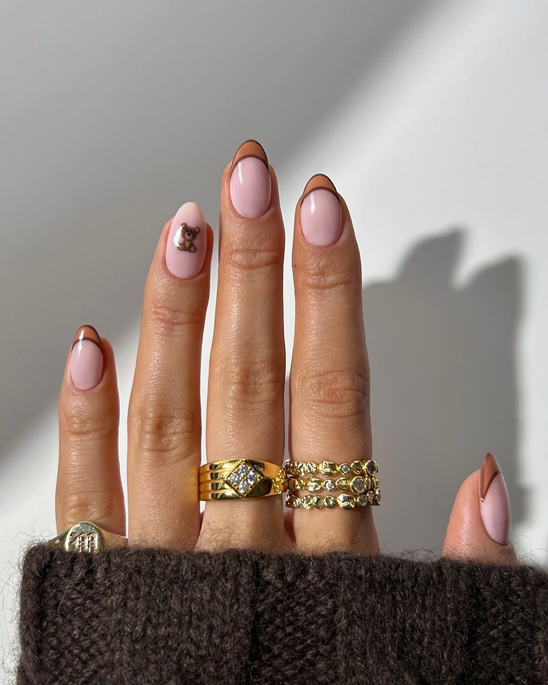 thenaillologist - Fall French tip nails