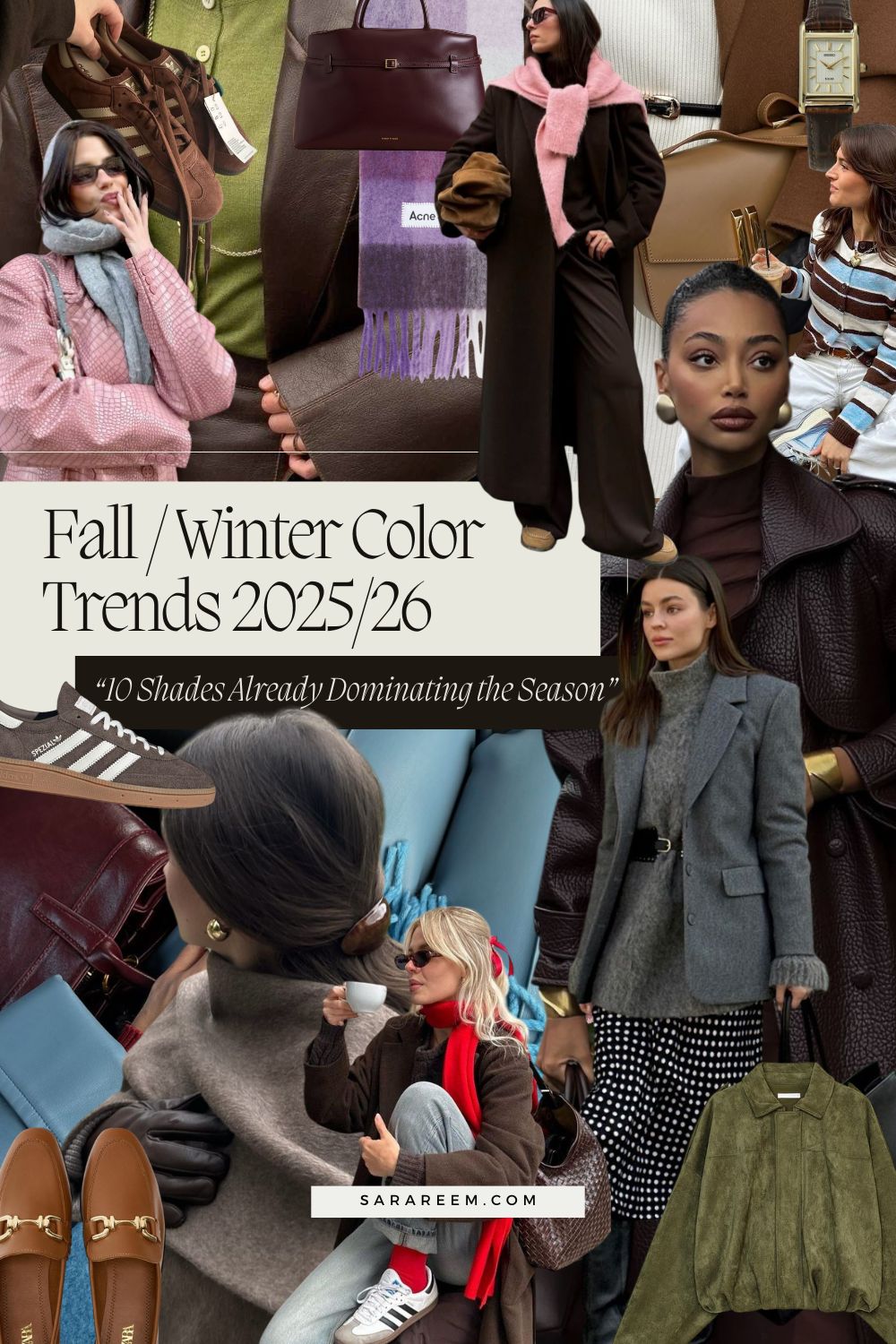 Fall/Winter 2025 Color Trends - 10 Shades Already Dominating the Season
