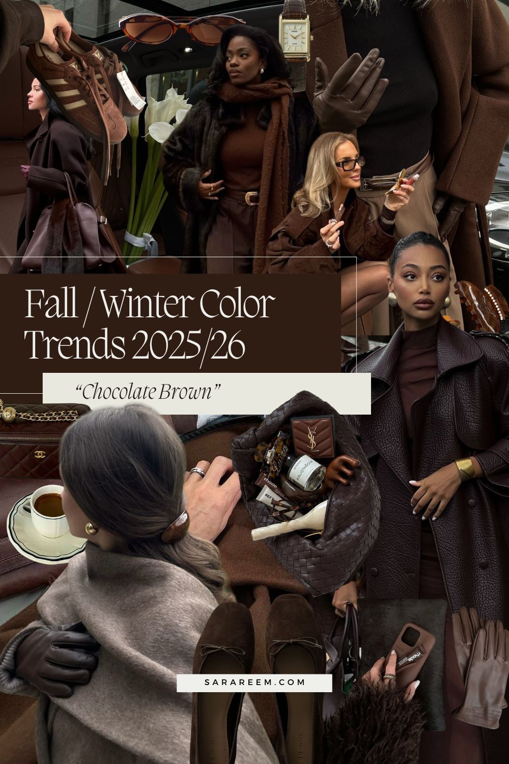 Fall-Winter Color Trends 2025-26 - Chocolate Brown Fall-Winter Color Trends 2025-26 - Chocolate Brown - fall/winter 2025 color trends