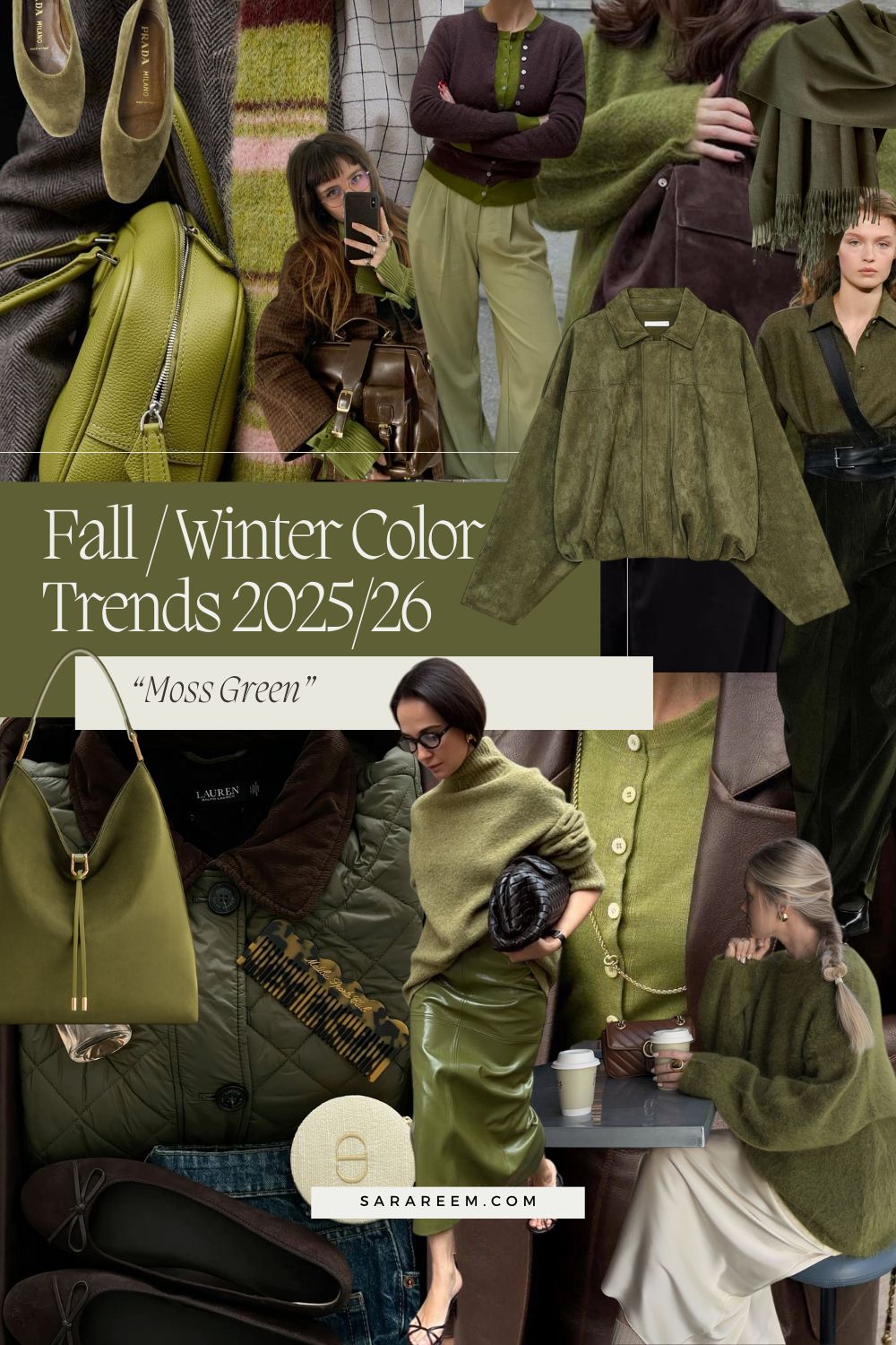 Fall-Winter Color Trends 2025-26 - Moss Green Fall-Winter Color Trends 2025-26 - Moss Green