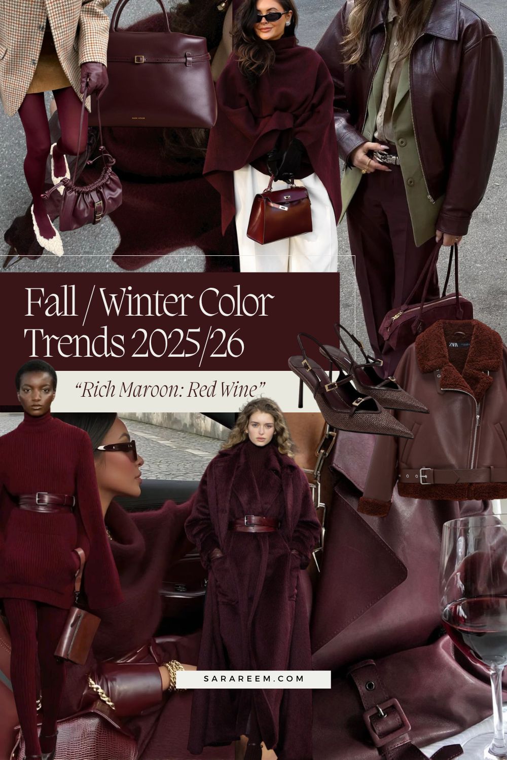 Fall-Winter Color Trends 2025-26 - Rich Maroon - Red Wine Fall-Winter Color Trends 2025-26 - Rich Maroon - Red Wine