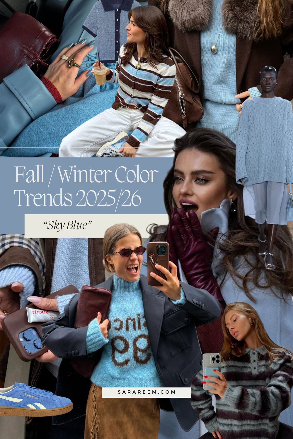 Fall-Winter Color Trends 2025-26 - Sky Blue Fall-Winter Color Trends 2025-26 - Sky Blue