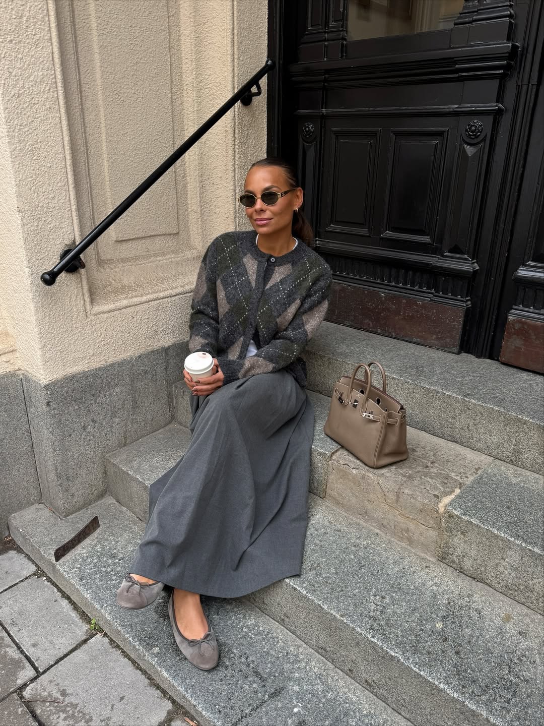 gertrudetornvall - Argyle Sweater Outfit - Argyle Knits Trend Fall 2025 gertrudetornvall - Argyle Sweater Outfit - Argyle Knits Trend Fall 2025