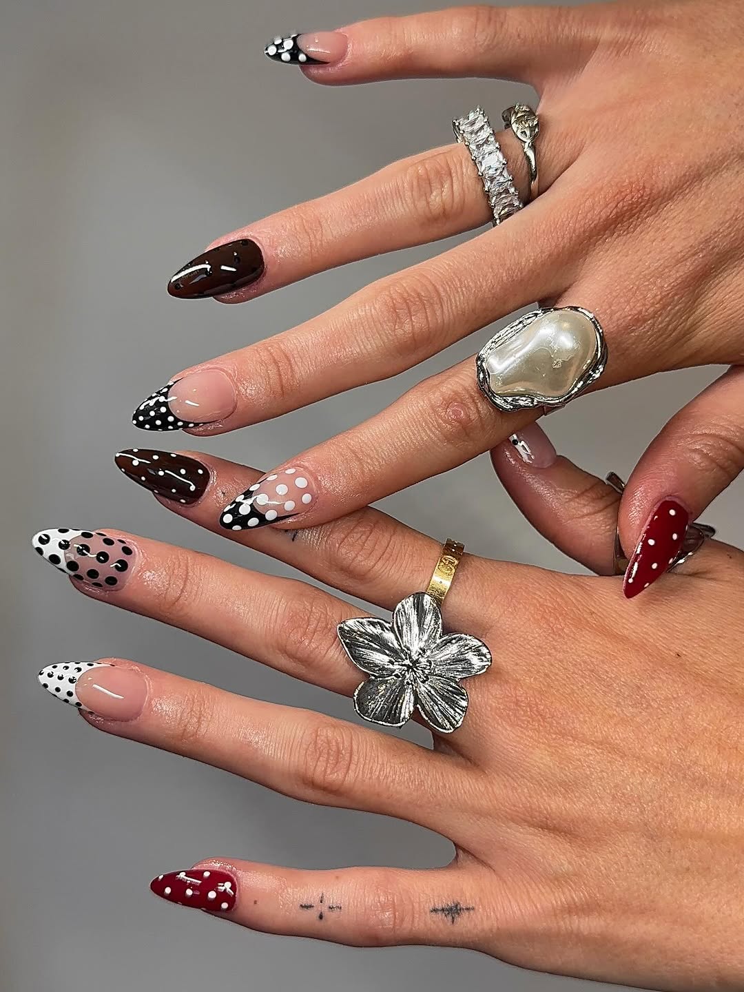 hayyyooogetnailed - polka dot nails - polka dot nail ideas