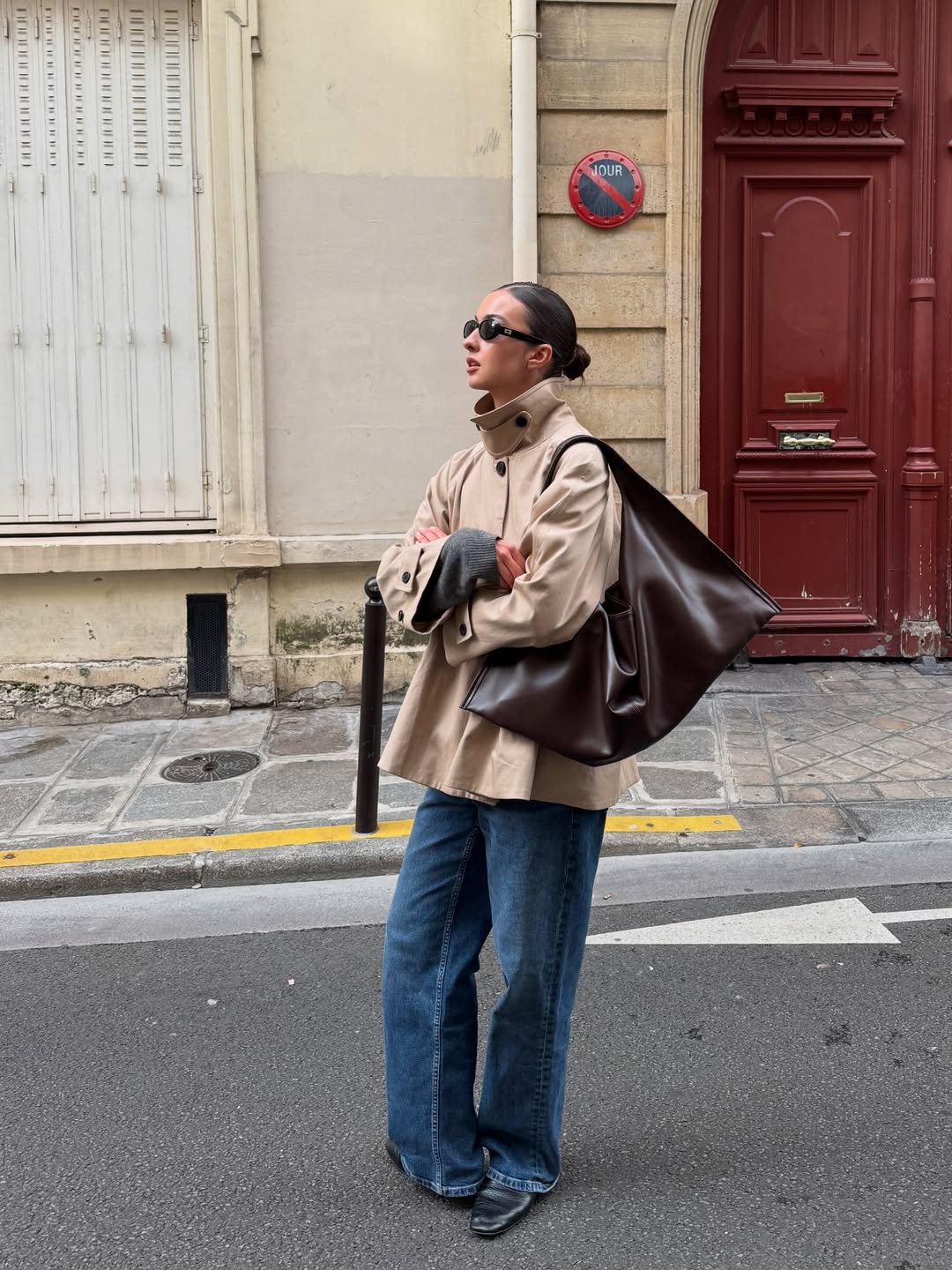 laraaceliaa - Funnel Neck Jacket Outfit