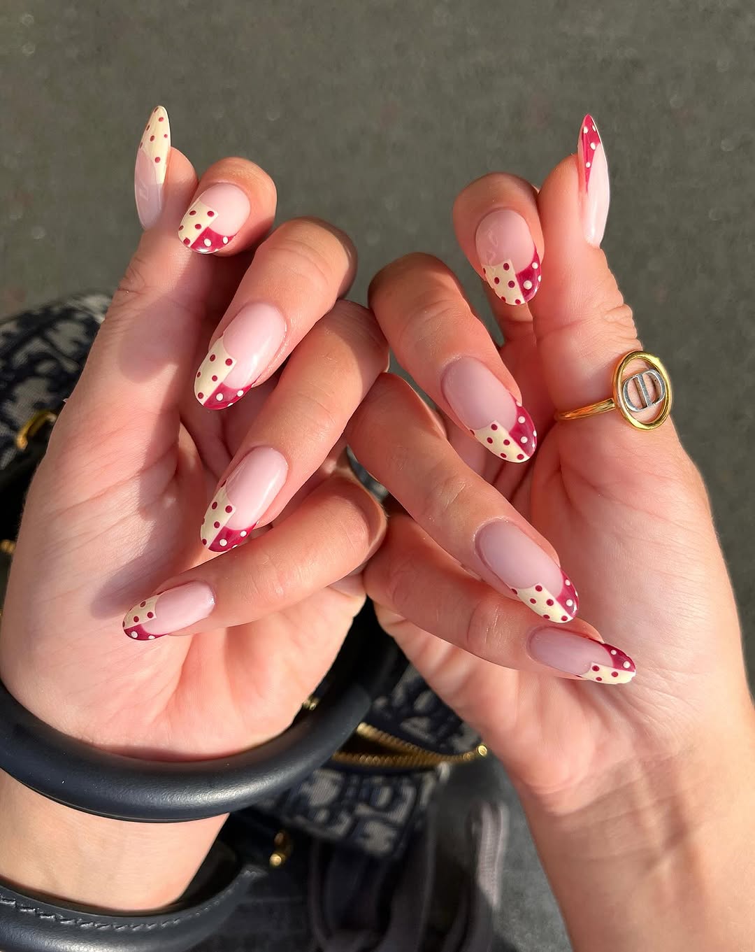 nailsbyheather.errington - polka dot nails - polka dot nail ideas