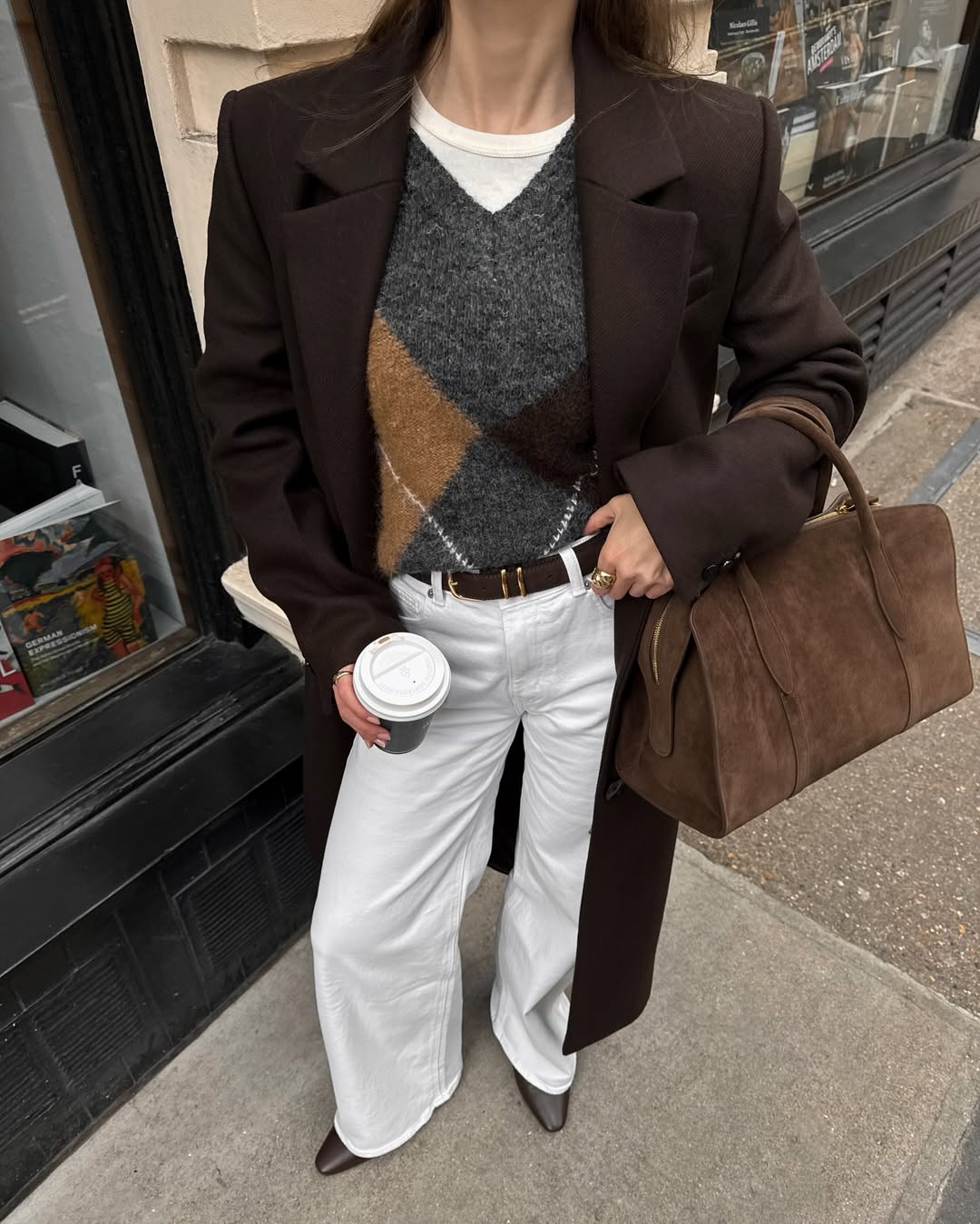 nataliiawalker_ - Argyle Sweater Outfit - Argyle Knits Trend Fall 2025 nataliiawalker_ - Argyle Sweater Outfit - Argyle Knits Trend Fall 2025