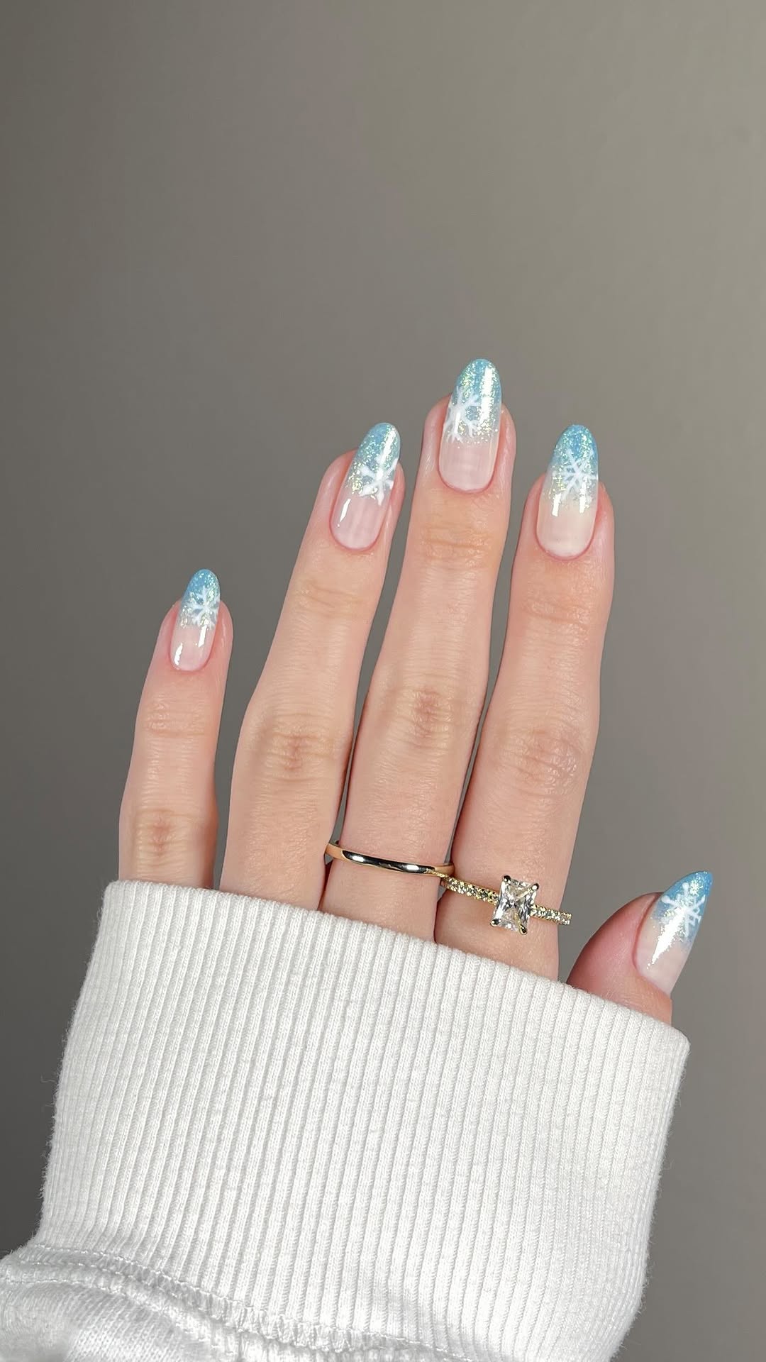 heajiheaji - french tip winter nails