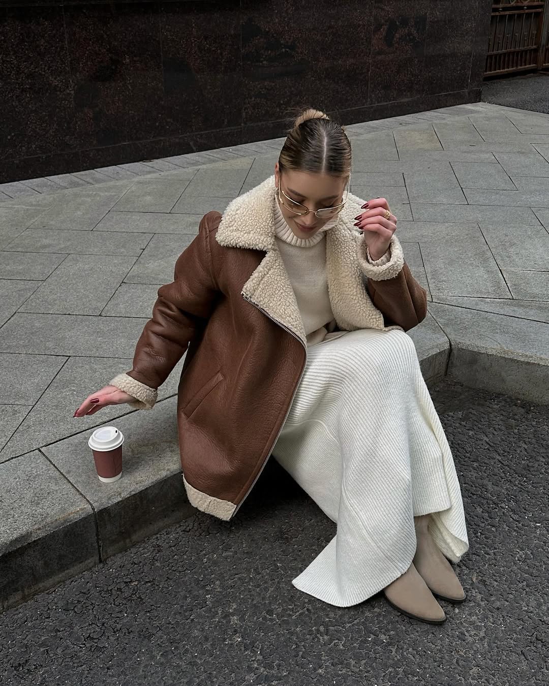 Winter skirt outfits - winter skirt outfit ideas - juli_yaremchuk