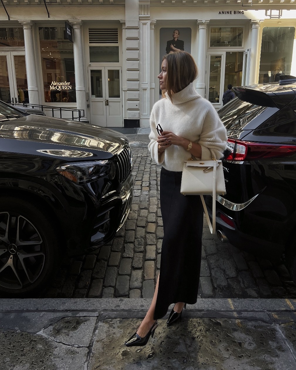 lovisabarkman - winter skirt outfits - winter skirt outfit ideas