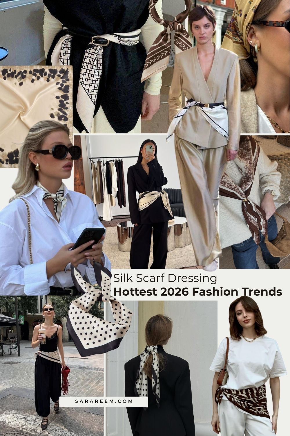 2026 Fashion Trends - Silk Scarf Dressing