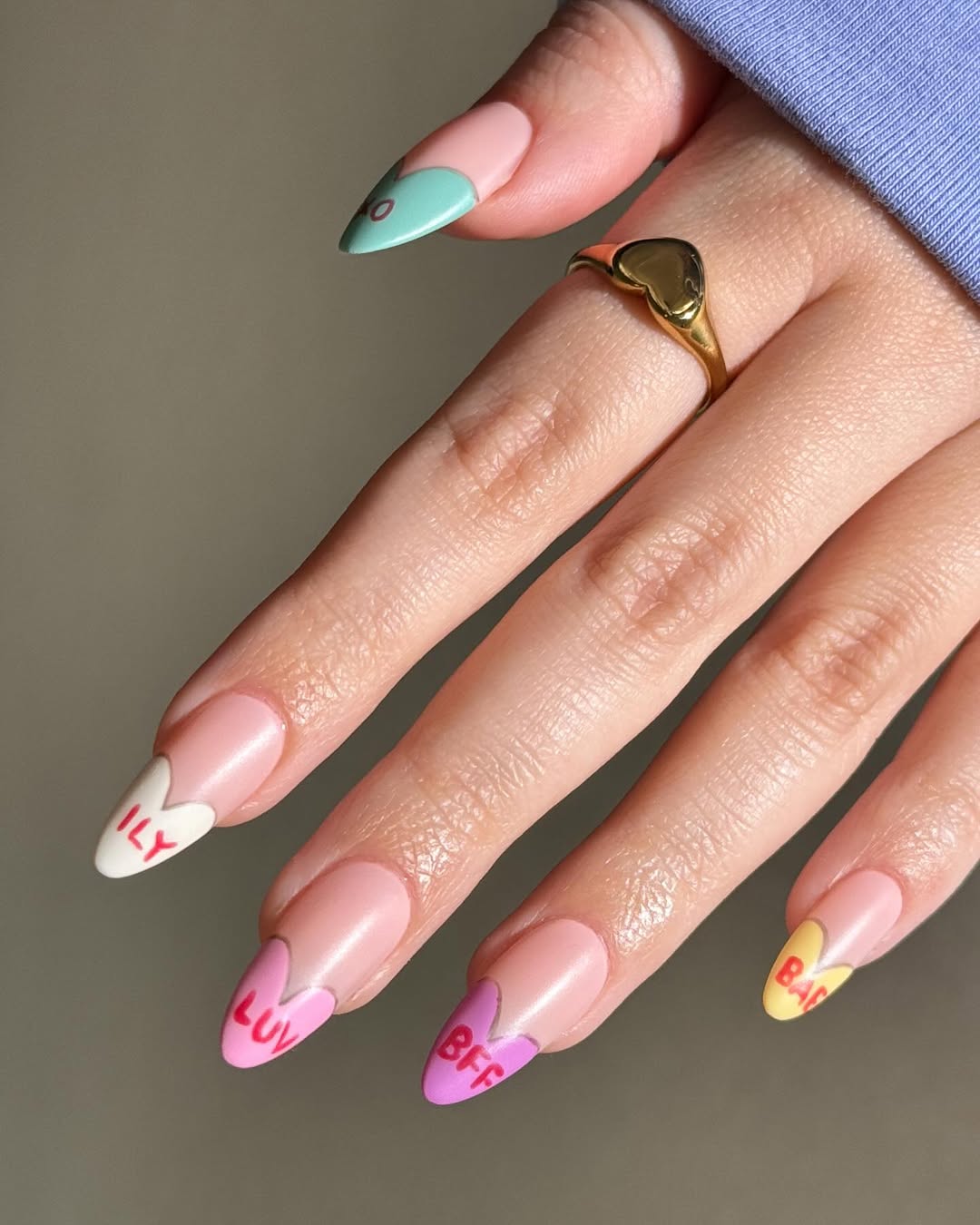 avrnailswatches - French Tip Valentines nails - Valentines nails - valentines nails 2026