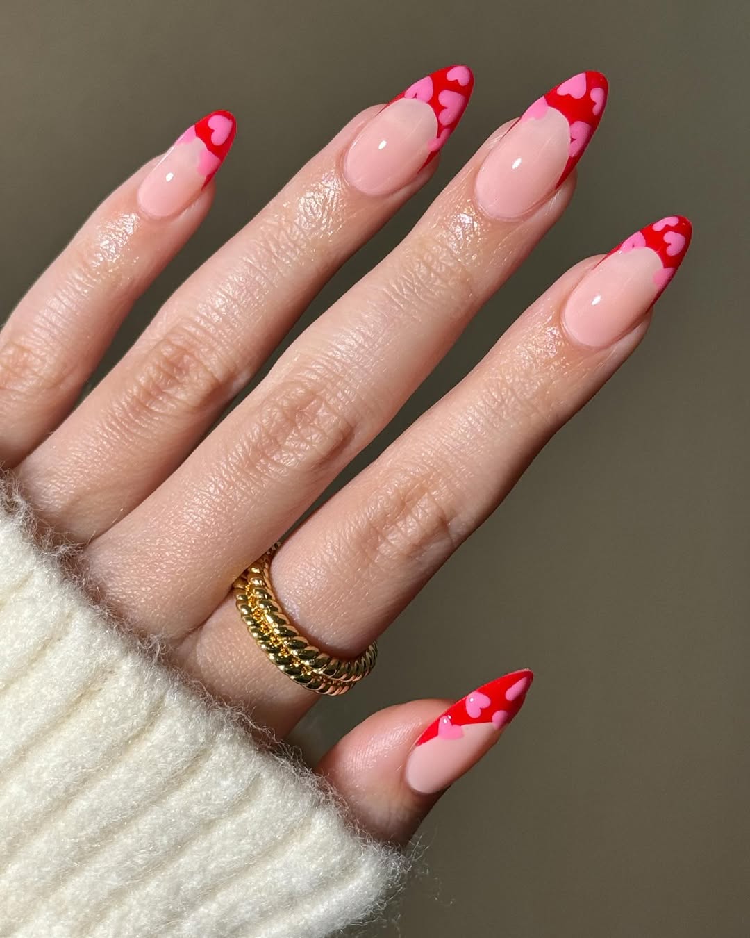 avrnailswatches - French Tip Valentines nails - Valentines nails - valentines nails 2026
