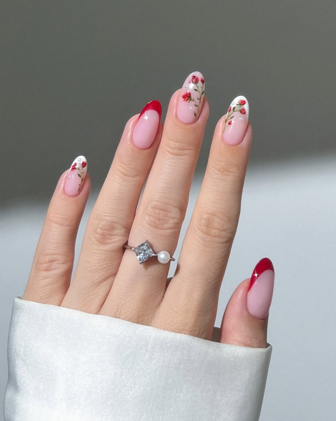 heygreatnails - French Tip Valentines nails - Valentines nails - valentines nails 2026