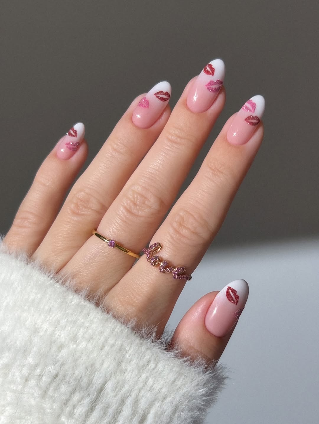 heygreatnails - French Tip Valentines nails - Valentines nails - valentines nails 2026