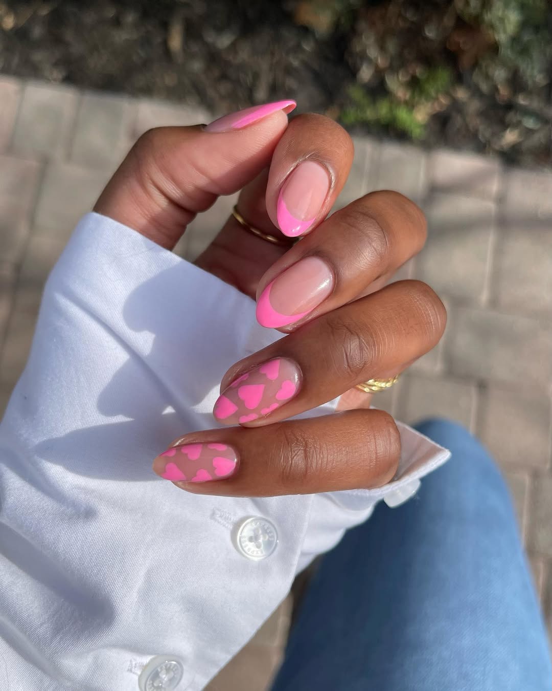 lolo.nailedit - French Tip Valentines nails - Valentines nails - valentines nails 2026