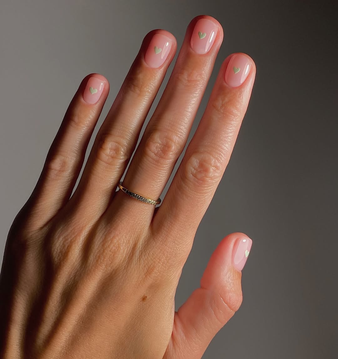 matejanova - simple minimalist Valentines nails - Valentines nails - valentines nails 2026