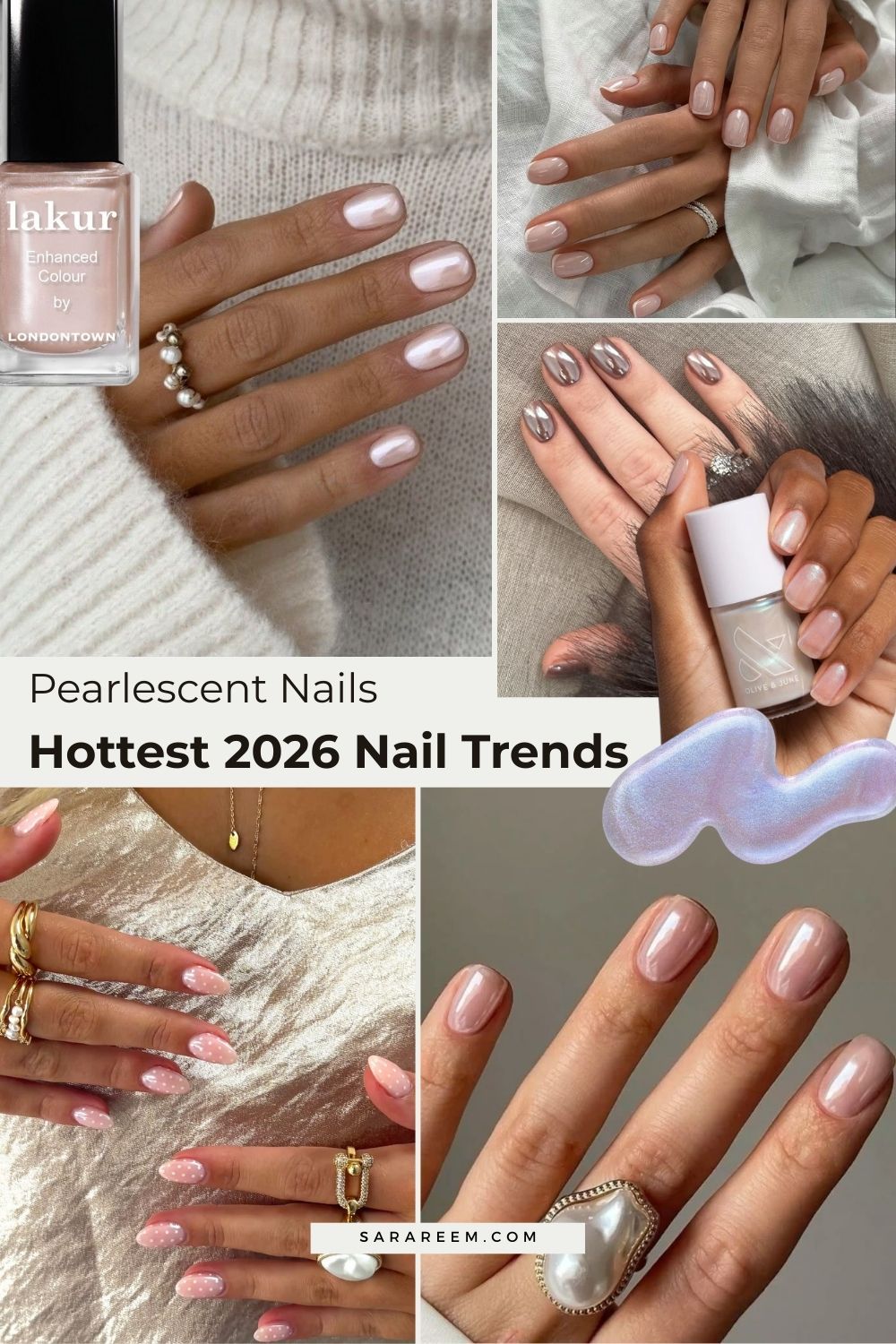 Hottest 2026 Nail Trends - Pearlescent Nails