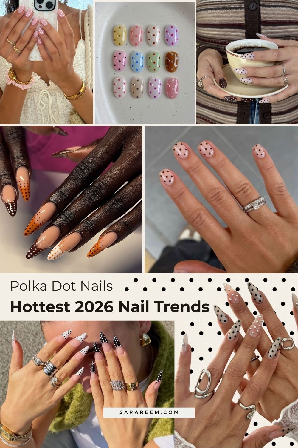 Hottest 2026 Nail Trends - Polka Dot Nails