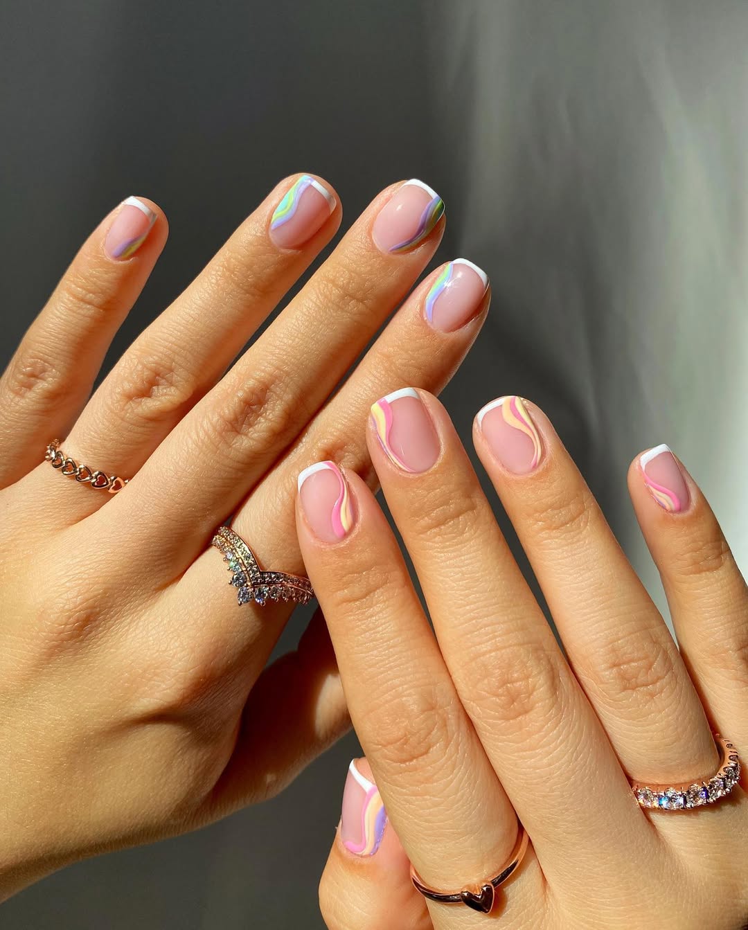amyle.nails - spring short nails - spring short nail ideas