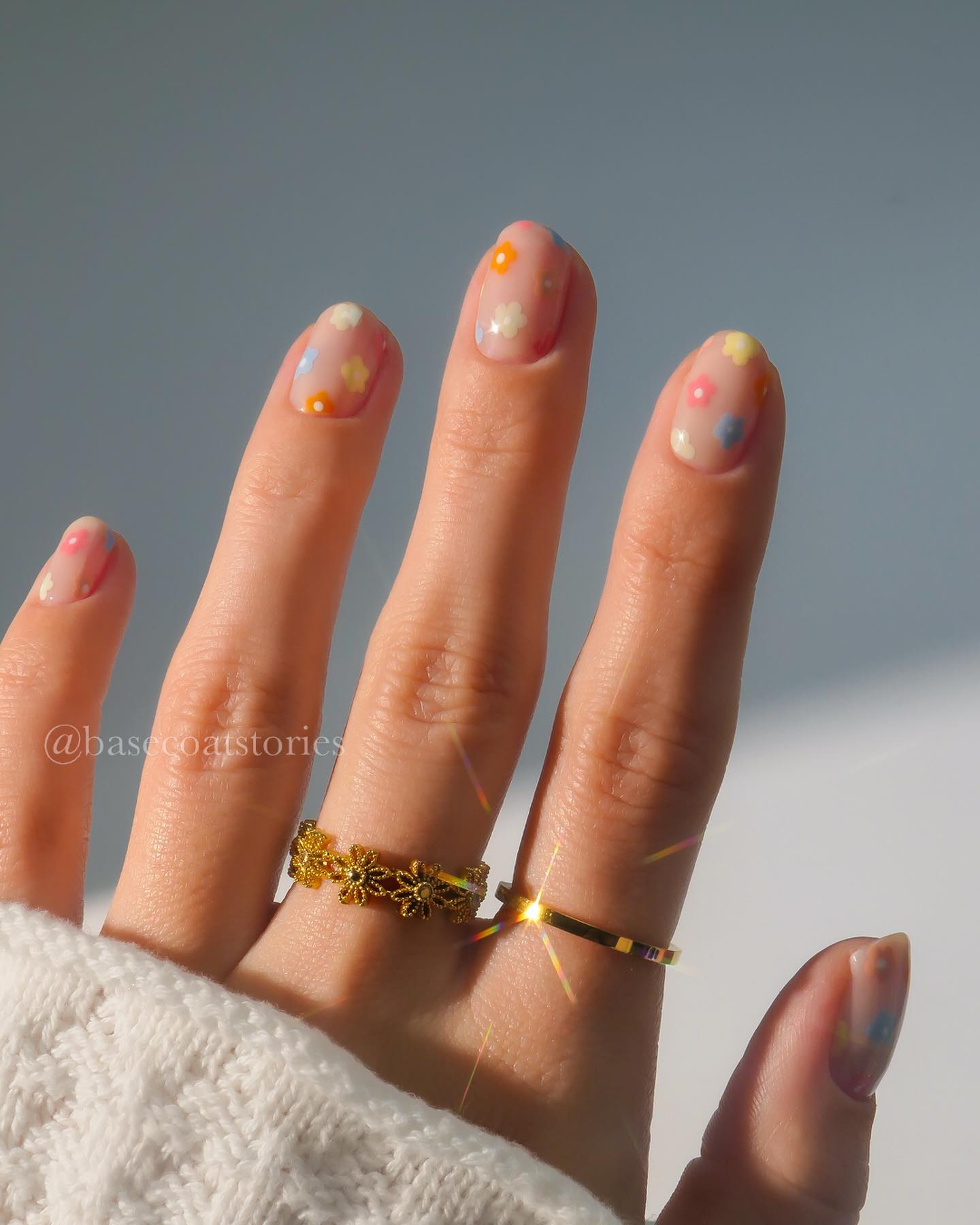 basecoatstories - spring short nails - spring short nail ideas