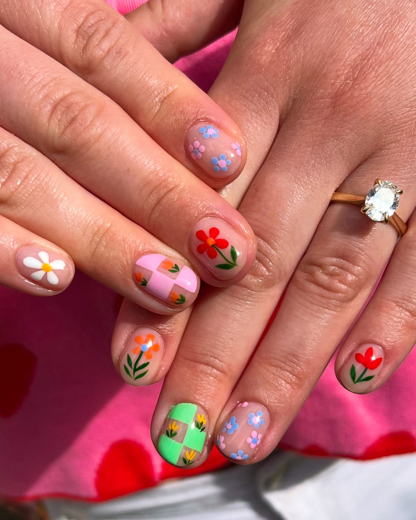 catcreatesnails - spring short nails - spring short nail ideas
