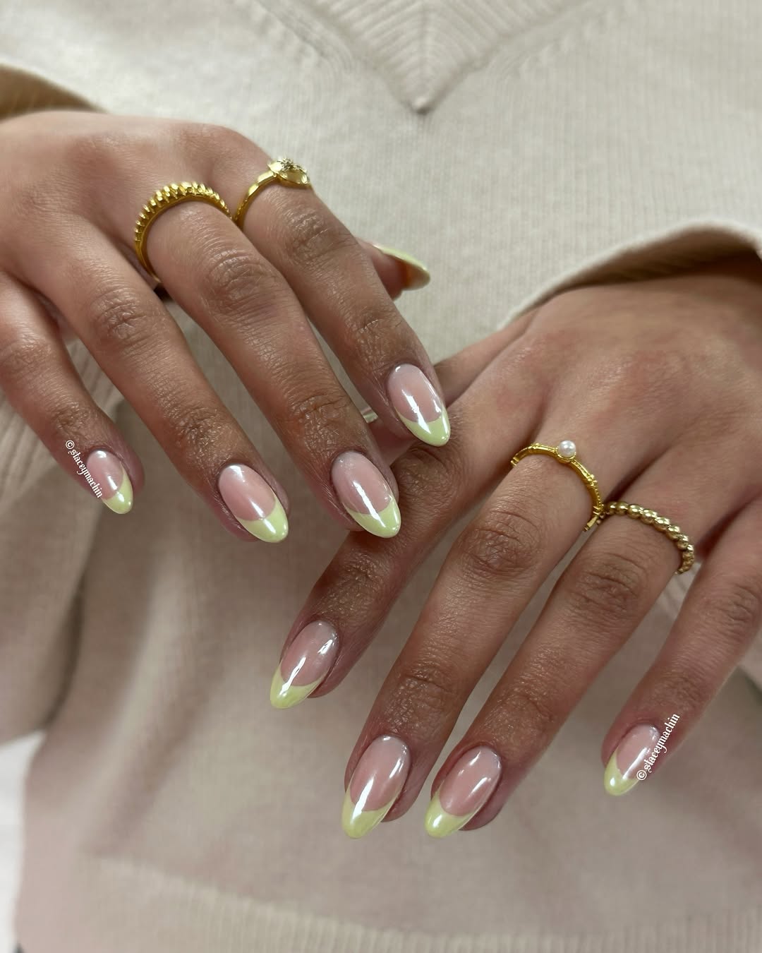 staceymachin - butter yellow nails - butter yellow nail ideas - spring nails 2026 - spring nail trends staceymachin - butter yellow nails - butter yellow nail ideas - spring nails 2026 - spring nail trends