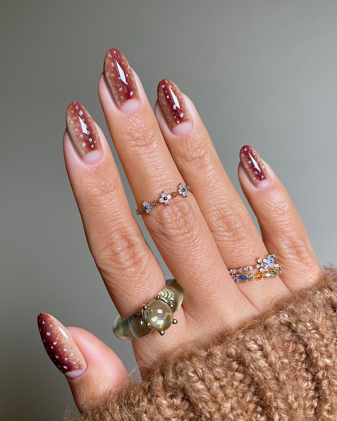 sansungnails - fawn nails - bambi nail trend sansungnails - fawn nails - bambi nail trend
