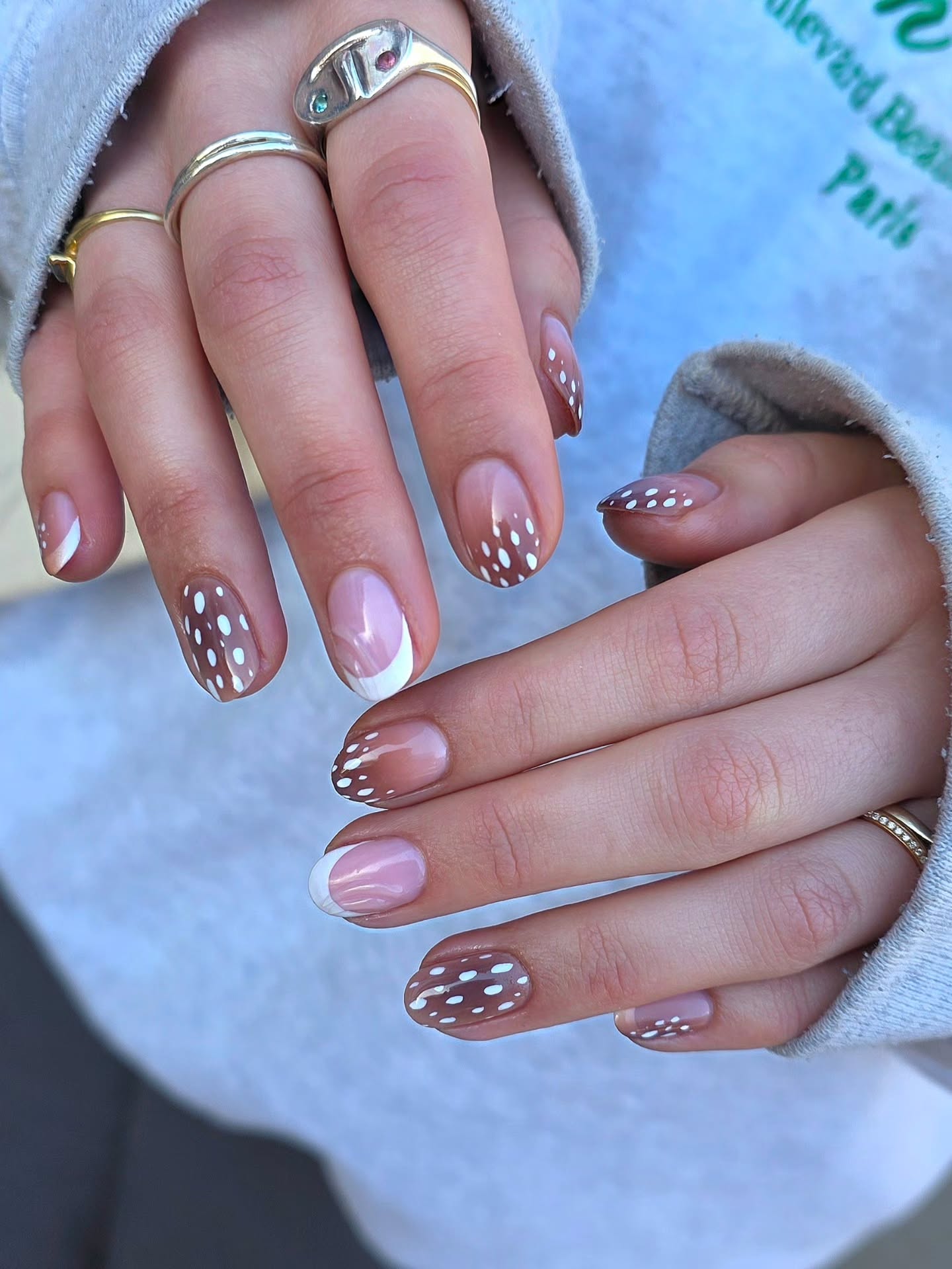 winkbeautyldn - fawn nails - bambi nail trend winkbeautyldn - fawn nails - bambi nail trend