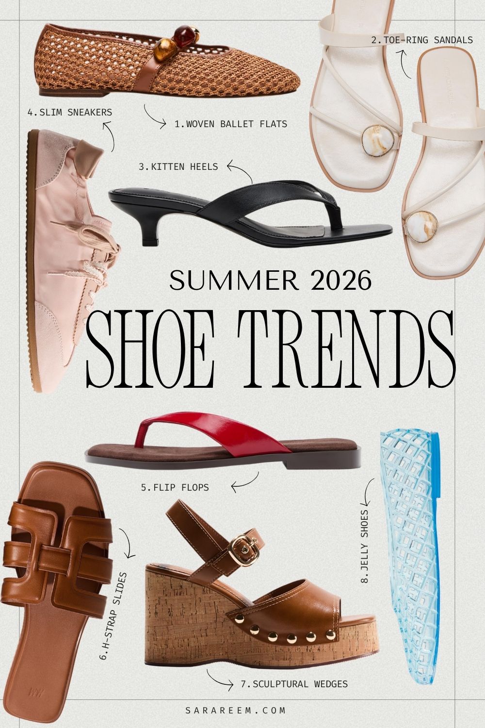 Summer 2026 Shoe Trends