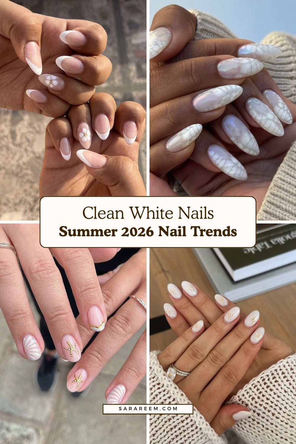 Summer 2026 nail trends - Clean White Nails Summer 2026 nail trends - Clean White Nails