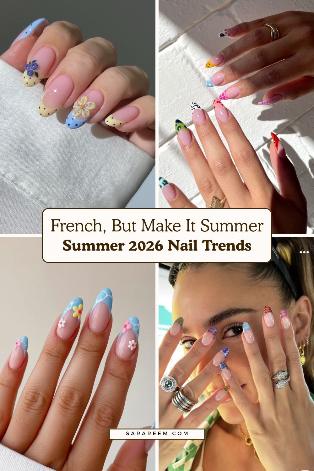 Summer 2026 nail trends - French, But Make It Summer Summer 2026 nail trends - French, But Make It Summer