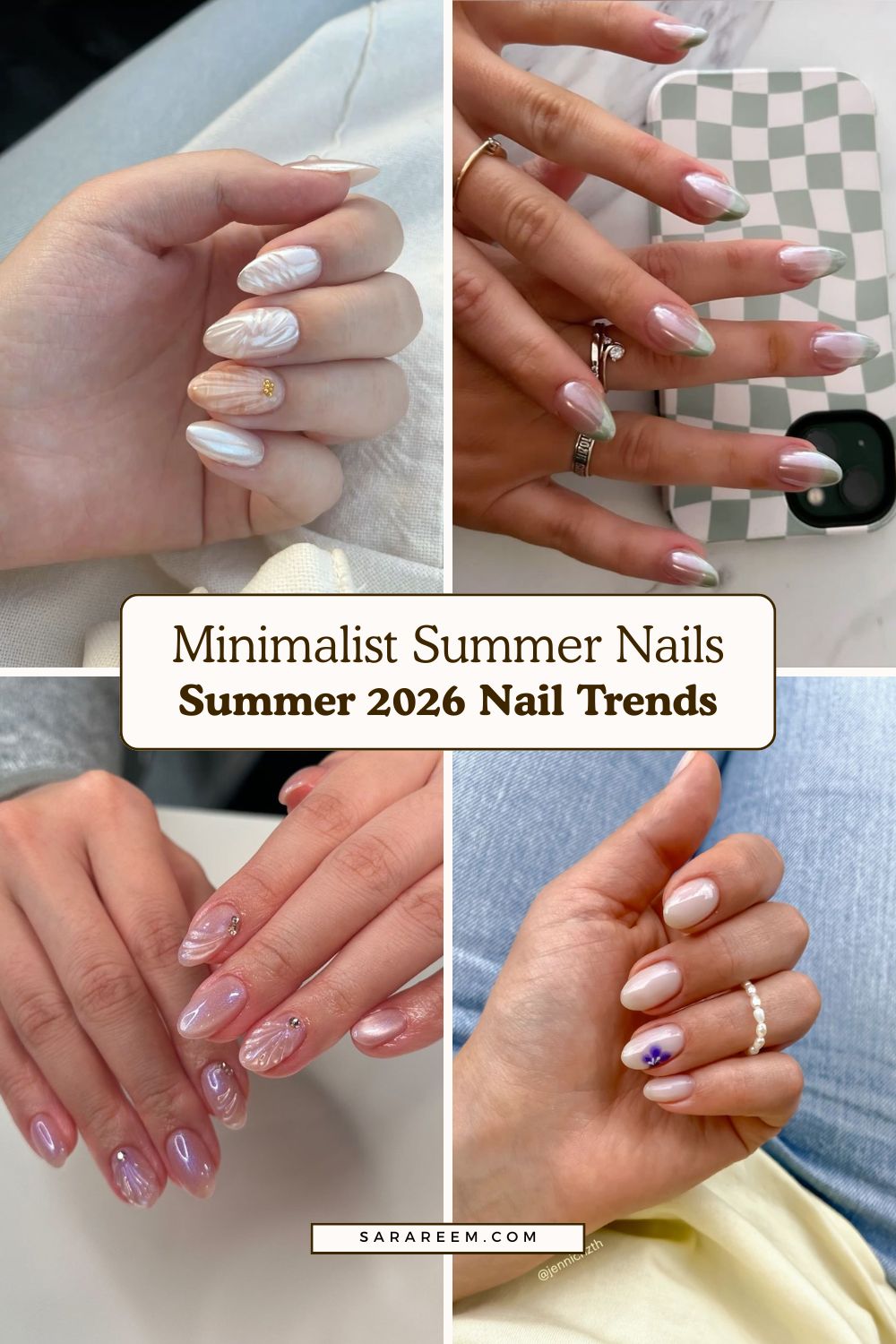 Summer 2026 nail trends - Minimalist Summer Nails Summer 2026 nail trends - Minimalist Summer Nails