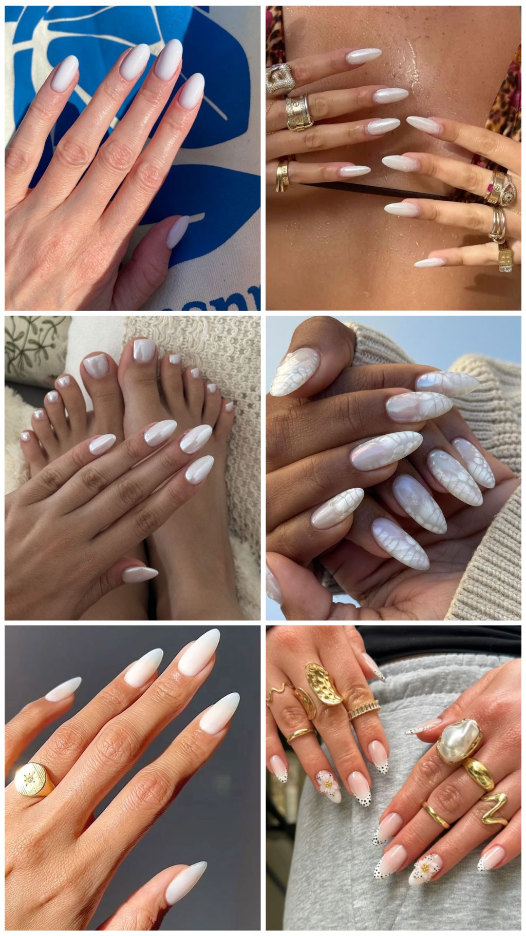 Summer Nail Color Trends of 2026- Summer Nail Polish Trends-Summer 2026 Nail Colors-Cloud White Summer Nail Color Trends of 2026- Summer Nail Polish Trends-Summer 2026 Nail Colors-Cloud White