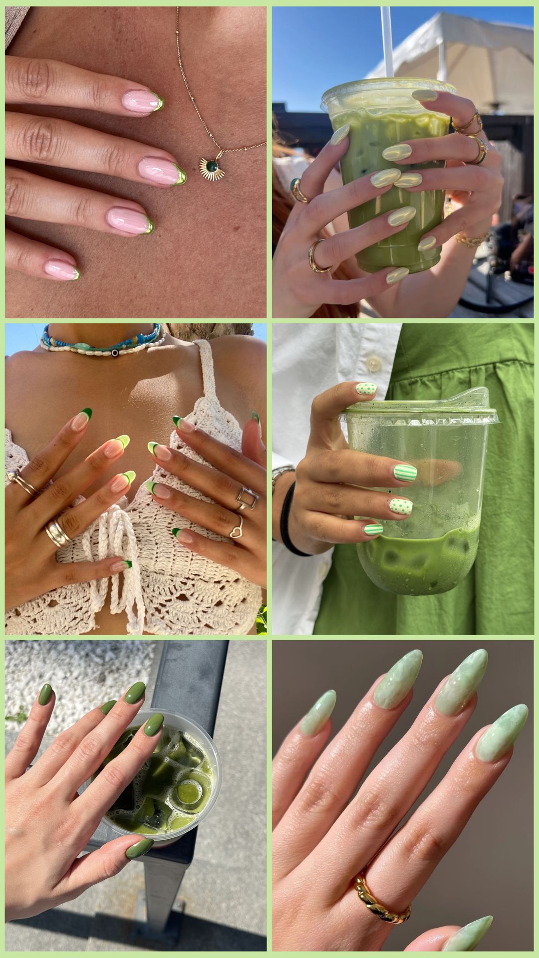 Summer Nail Color Trends of 2026- Summer Nail Polish Trends-Summer 2026 Nail Colors-Matcha Green Summer Nail Color Trends of 2026- Summer Nail Polish Trends-Summer 2026 Nail Colors-Matcha Green