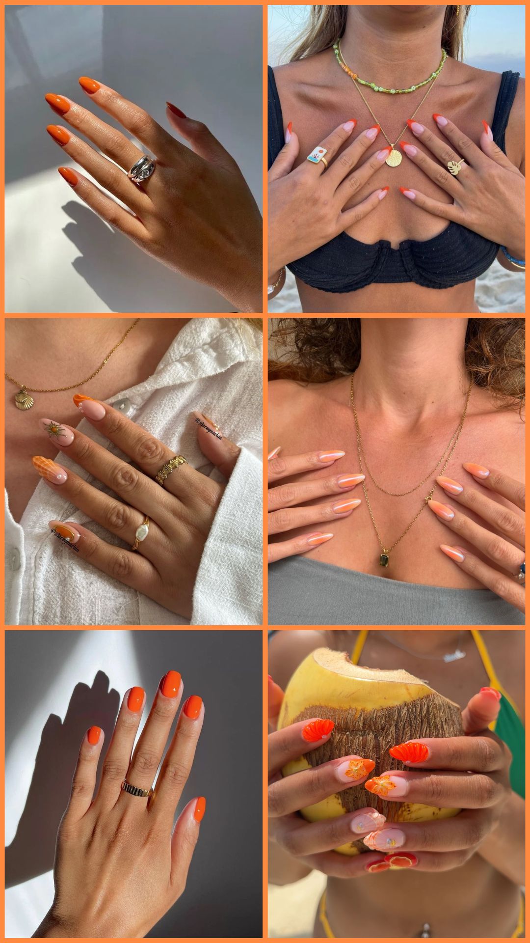 Summer Nail Color Trends of 2026- Summer Nail Polish Trends-Summer 2026 Nail Colors-Orange Summer Nail Color Trends of 2026- Summer Nail Polish Trends-Summer 2026 Nail Colors-Orange