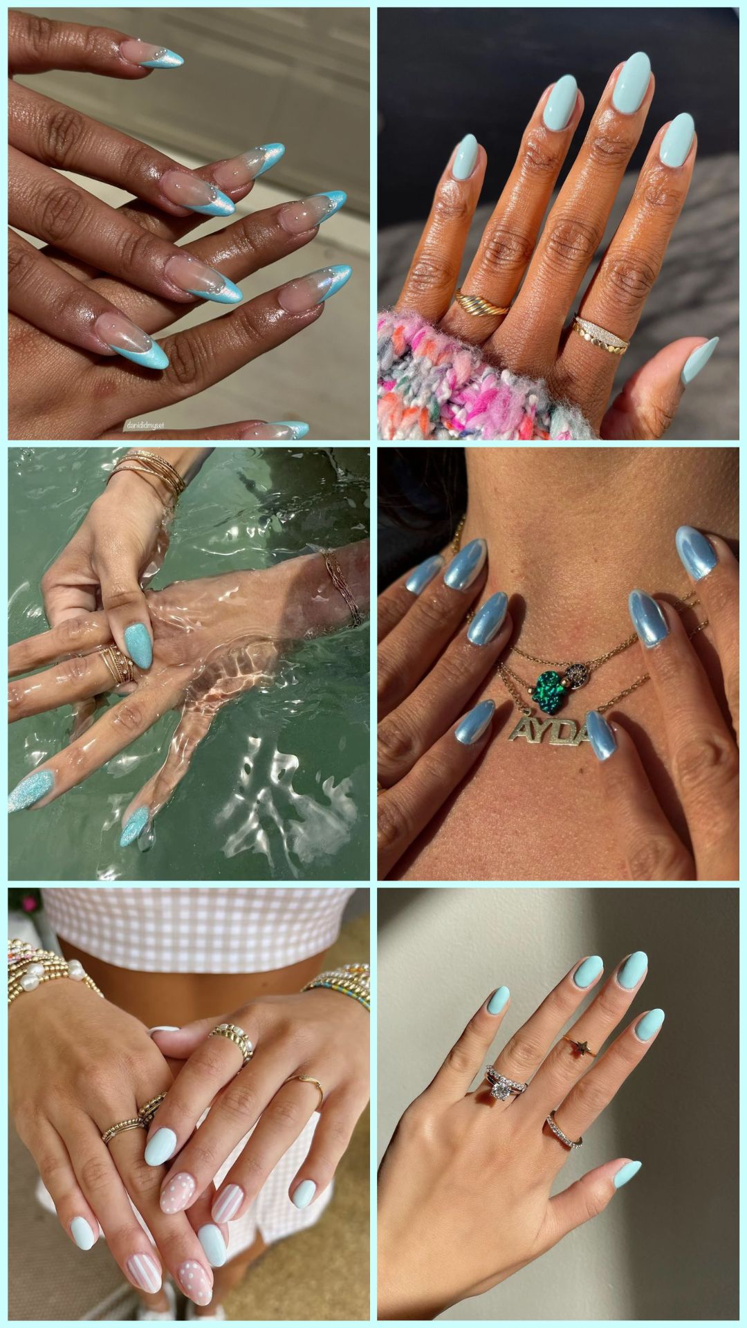 Summer Nail Color Trends of 2026- Summer Nail Polish Trends-Summer 2026 Nail Colors - Sky Blue Summer Nail Color Trends of 2026- Summer Nail Polish Trends-Summer 2026 Nail Colors - Sky Blue